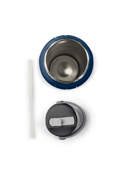 Coral High Kelebek Desenli Katlanır Ağızlıklı Çelik Termos 650 ml 38331 - 6