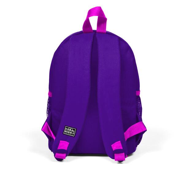 Minik Yuva Sırt Çantası Mor Dama Desenli İki Bölmeli 23502 - 3