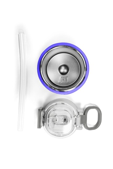 Coral High Kids Açık Mor Pipetli ve Direkt İçim Çelik Termos 500 ml 31830 - 7