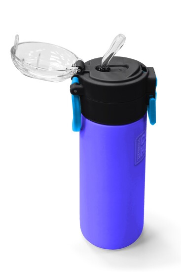 Coral High Kids Açık Mor Pipetli ve Direkt İçim Çelik Termos 500 ml 31830 - 5