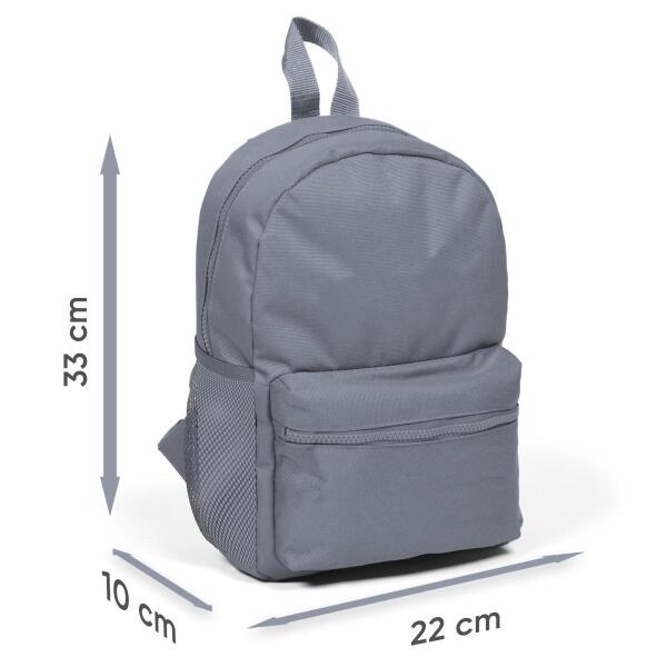 Minik Yuva Sırt Çantası Neon Pembe Dama Desenli İki Bölmeli 23501 - 5