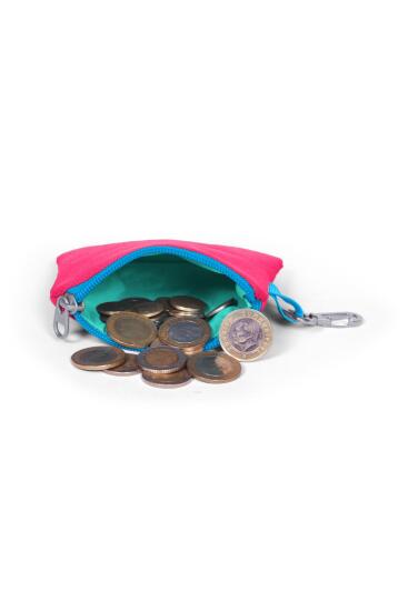 Coral High Kids Neon Mercan Lacivert Bozuk Para Çantası 21707 - 4