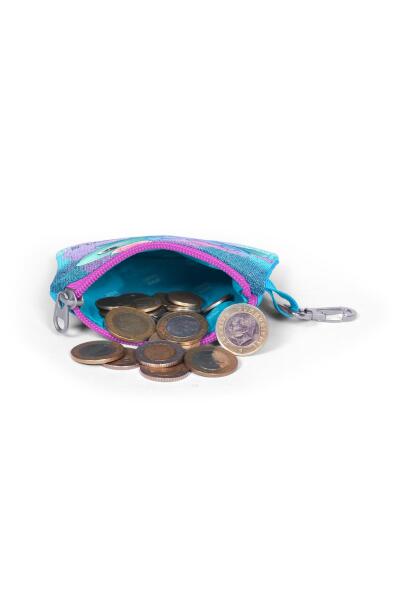 Coral High Kids Açık Pembe Mavi Kaplumbağa Desenli Bozuk Para Çantası 21873 - 4