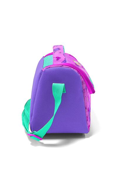 Coral High Kids Açık Pembe Mor Unicornlu Prenses Desenli Thermo Beslenme Çantası 11863 - 2