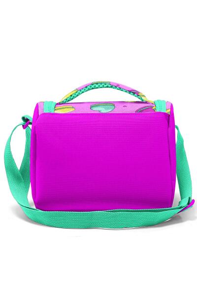 Coral High Kids Açık Pembe Su Yeşili Makaron Desenli Thermo Beslenme Çantası 11701 - 3