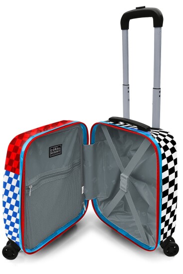 Coral High Kids Araba Desenli Çocuk Valizi 16699 - 4