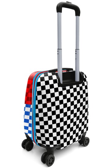 Coral High Kids Araba Desenli Çocuk Valizi 16699 - 7