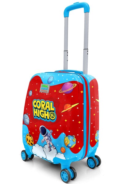 Coral High Kids Astronot Uzay Desenli Çocuk Valizi 16696 - 2