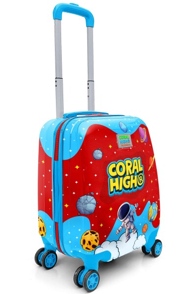 Coral High Kids Astronot Uzay Desenli Çocuk Valizi 16696 - 6