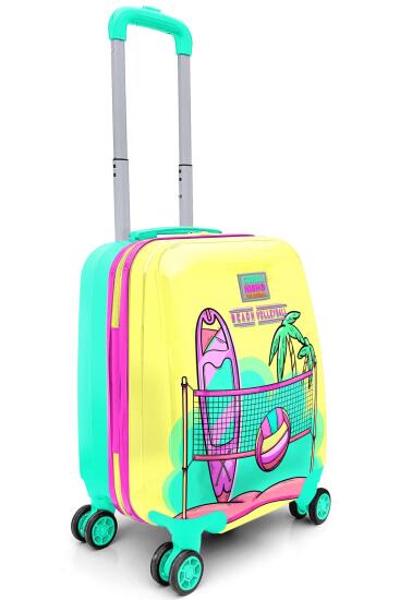 Coral High Kids Beach Voleybol Desenli Çocuk Valizi 16781 - 8