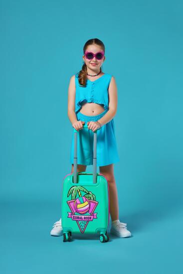 Coral High Kids Beach Voleybol Desenli Çocuk Valizi 16781 - 9