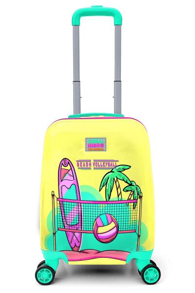 Coral High Kids Beach Voleybol Desenli Çocuk Valizi 16781 - 1