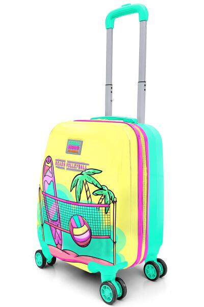 Coral High Kids Beach Voleybol Desenli Çocuk Valizi 16781 - 6