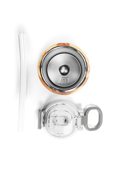 Coral High Kids Kapibara Desenli Pipetli ve Direkt İçim Çelik Termos 500 ml 31793 - 7