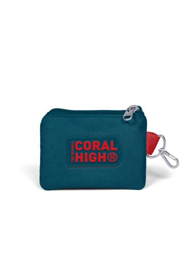 Coral High Kids Çivit Kırmızı Astronot Desenli Bozuk Para Çantası 21704 - 2