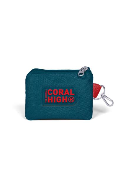 Coral High Kids Çivit Kırmızı Astronot Desenli Bozuk Para Çantası 21704 - 2