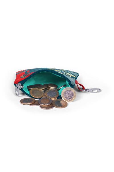 Coral High Kids Çivit Kırmızı Astronot Desenli Bozuk Para Çantası 21704 - 4