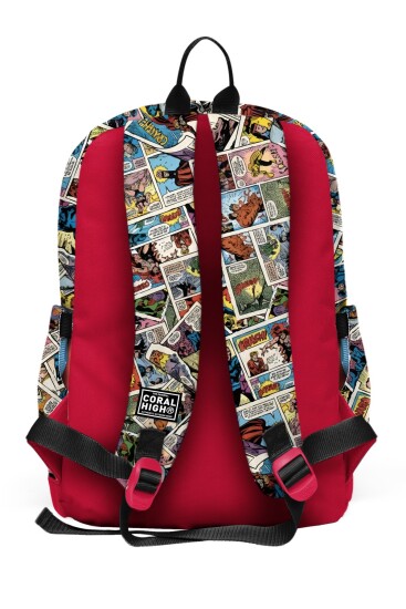Coral High Kids Çizgi Roman Desenli Desenli Okul Sırt Çantası 33215 - 2