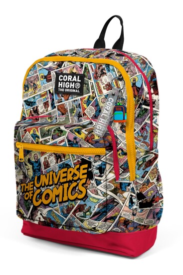 Coral High Kids Çizgi Roman Desenli Desenli Okul Sırt Çantası 33215 - 6