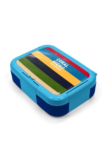 Coral High Kids Çok Renkli Çizgi Desenli Paslanmaz Çelik Beslenme Kabı 39112 - 2