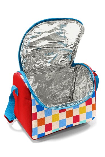 Coral High Kids Çok Renkli Dama Desenli Thermo Beslenme Çantası 37125 - 4