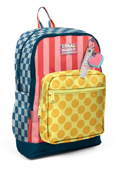 Coral High Kids Çok Renkli Desenli Okul Sırt Çantası 33204 - 1