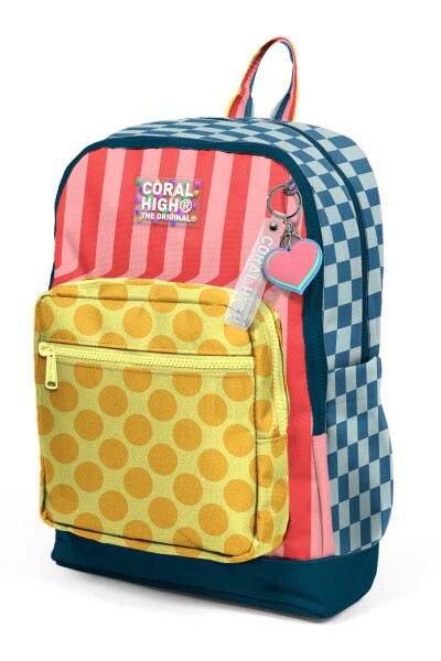 Coral High Kids Çok Renkli Desenli Okul Sırt Çantası 33204 - 7