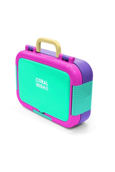 Coral High Kids Çok Renkli Desenli Paslanmaz Çelik Beslenme Kabı 39348 - 4