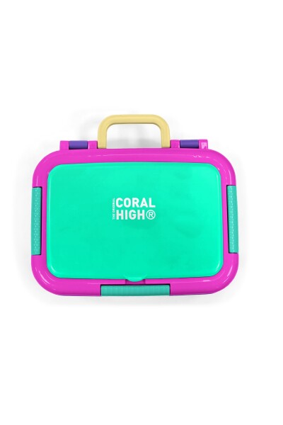 Coral High Kids Çok Renkli Desenli Paslanmaz Çelik Beslenme Kabı 39348 - 5