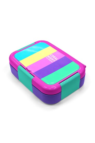 Coral High Kids Pembe Unıcorn Desenli Paslanmaz Çelik Beslenme Kabı 39183 - 2