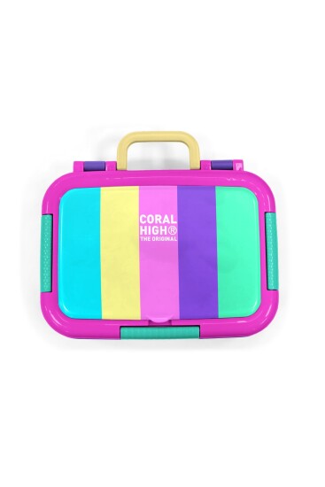 Coral High Kids Pembe Unıcorn Desenli Paslanmaz Çelik Beslenme Kabı 39183 - 5