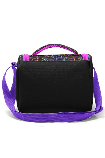 Coral High Kids Çok Renkli Kalp Desenli 3’lü Okul Çanta Seti SET0123670 - 6