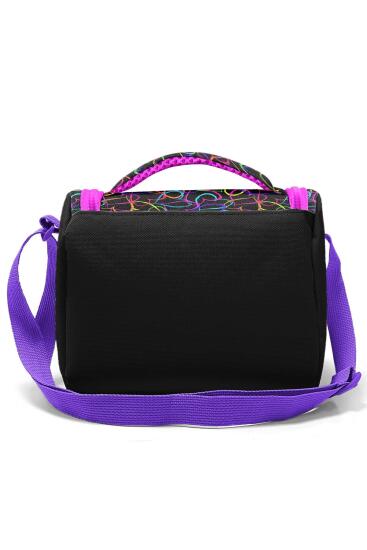 Coral High Kids Çok Renkli Kalp Desenli Thermo Beslenme Çantası 22770 - 3