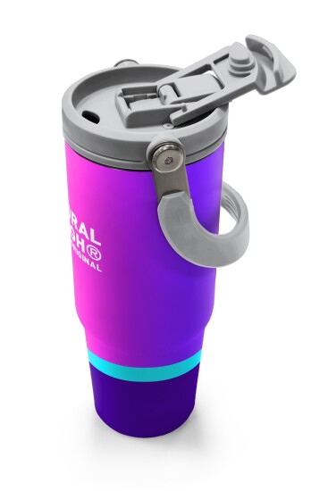 Coral High Kids Çok Renkli Pipetli ve Direkt İçim Çelik Termos 900 ml 38723 - 3