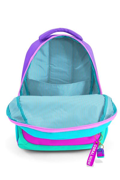 Coral High Kids Çok Renkli Üç Bölmeli Okul Sırt Çantası 14426 - 3