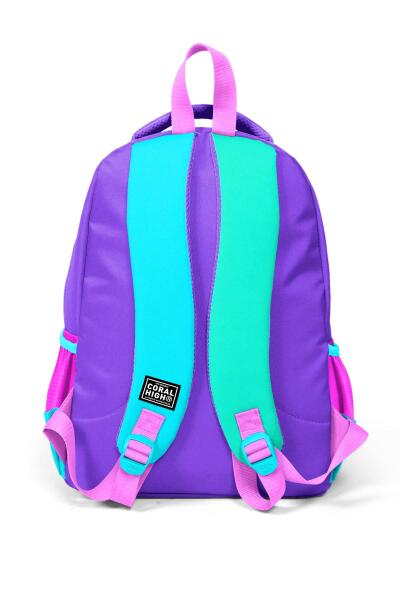 Coral High Kids Çok Renkli Üç Bölmeli Okul Sırt Çantası 14426 - 2