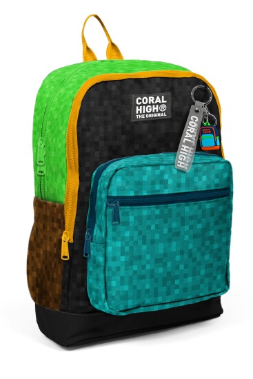 Coral High Kids Craft Desenli Okul Sırt Çantası 33216 