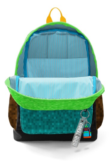 Coral High Kids Craft Desenli Okul Sırt Çantası 33216 - 3