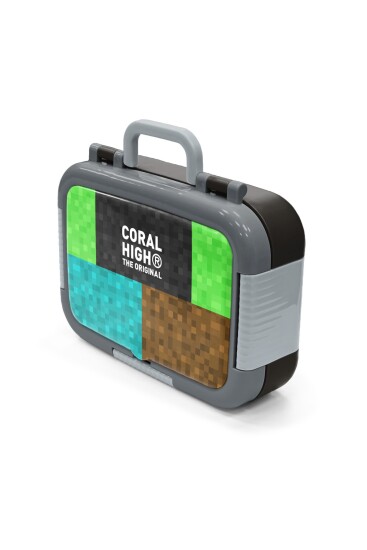 Coral High Kids Craft Desenli Paslanmaz Çelik Beslenme Kabı 39116 - 4