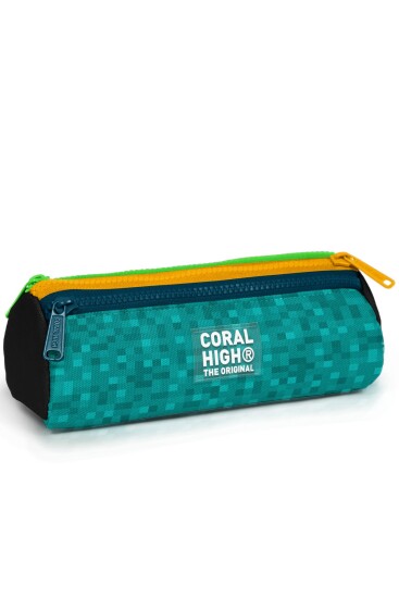 Coral High Kids Craft Desenli Üç Bölmeli Kalem Çantası 31016 - Coral High