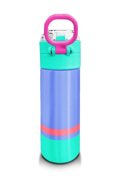 Coral High Kids Derin Mavi Renkli Pipetli ve Direkt İçim Çelik Termos 500 ml 31854 - 3