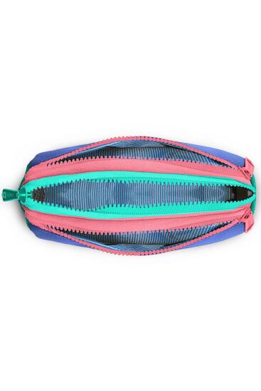 Coral High Kids Derin Mavi Renkli Üç Bölmeli Kalem Çantası 11168 - 4