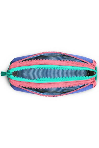 Coral High Kids Derin Mavi Renkli Üç Bölmeli Kalem Çantası 11168 - 4