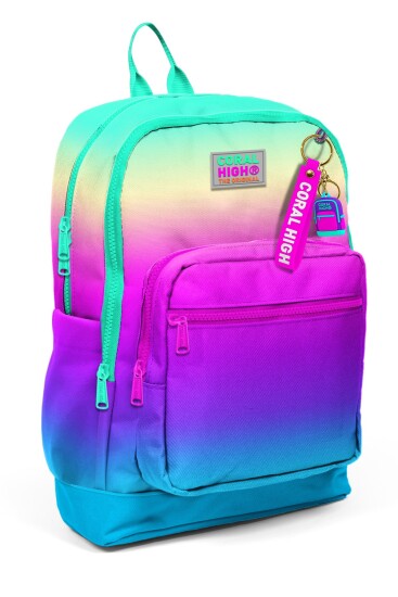 Coral High Kids Renk Geçişli Dört Bölmeli Okul Sırt Çantası 23710 