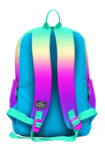 Coral High Kids Renk Geçişli Dört Bölmeli Okul Sırt Çantası 23710 - 3