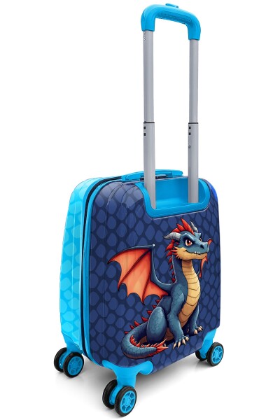 Coral High Kids Dragon Desenli Çocuk Valizi 16697 - 7
