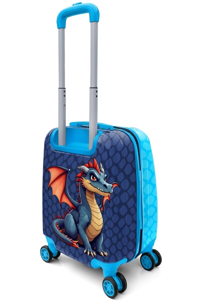 Coral High Kids Dragon Desenli Çocuk Valizi 16697 - 8