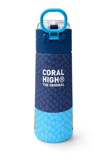 Coral High Kids Dragon Desenli Pipetli ve Direkt İçim Çelik Termos 500 ml 38113 - 4