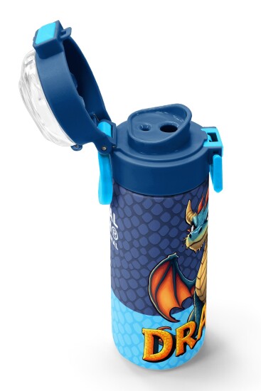 Coral High Kids Dragon Desenli Pipetli ve Direkt İçim Çelik Termos 500 ml 38113 - 6