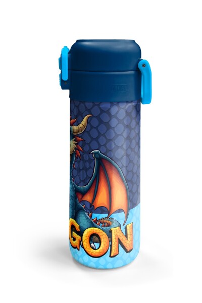 Coral High Kids Dragon Desenli Pipetli ve Direkt İçim Çelik Termos 500 ml 38113 - 6